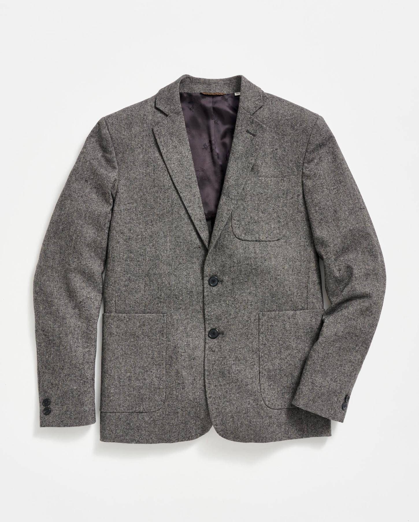 Men Archie Jacket Charcoal Grey | Billy Reid Suiting