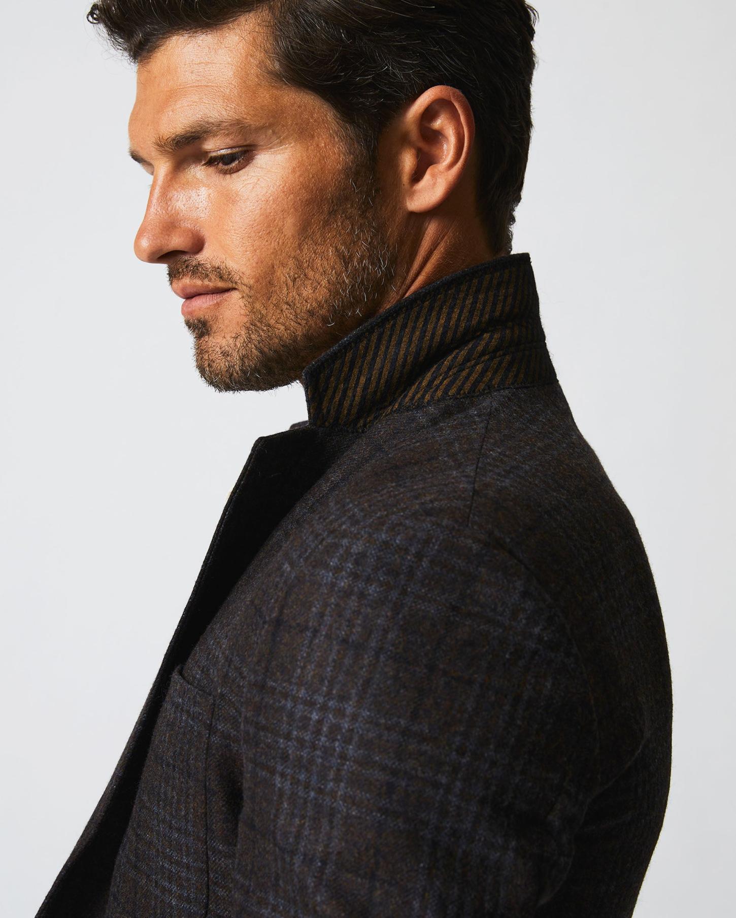 Men Archie Jacket Dark Brown | Billy Reid Suiting