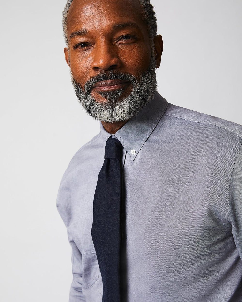 Men Arnie Oxford Shirt Light Grey | Billy Reid Shirting