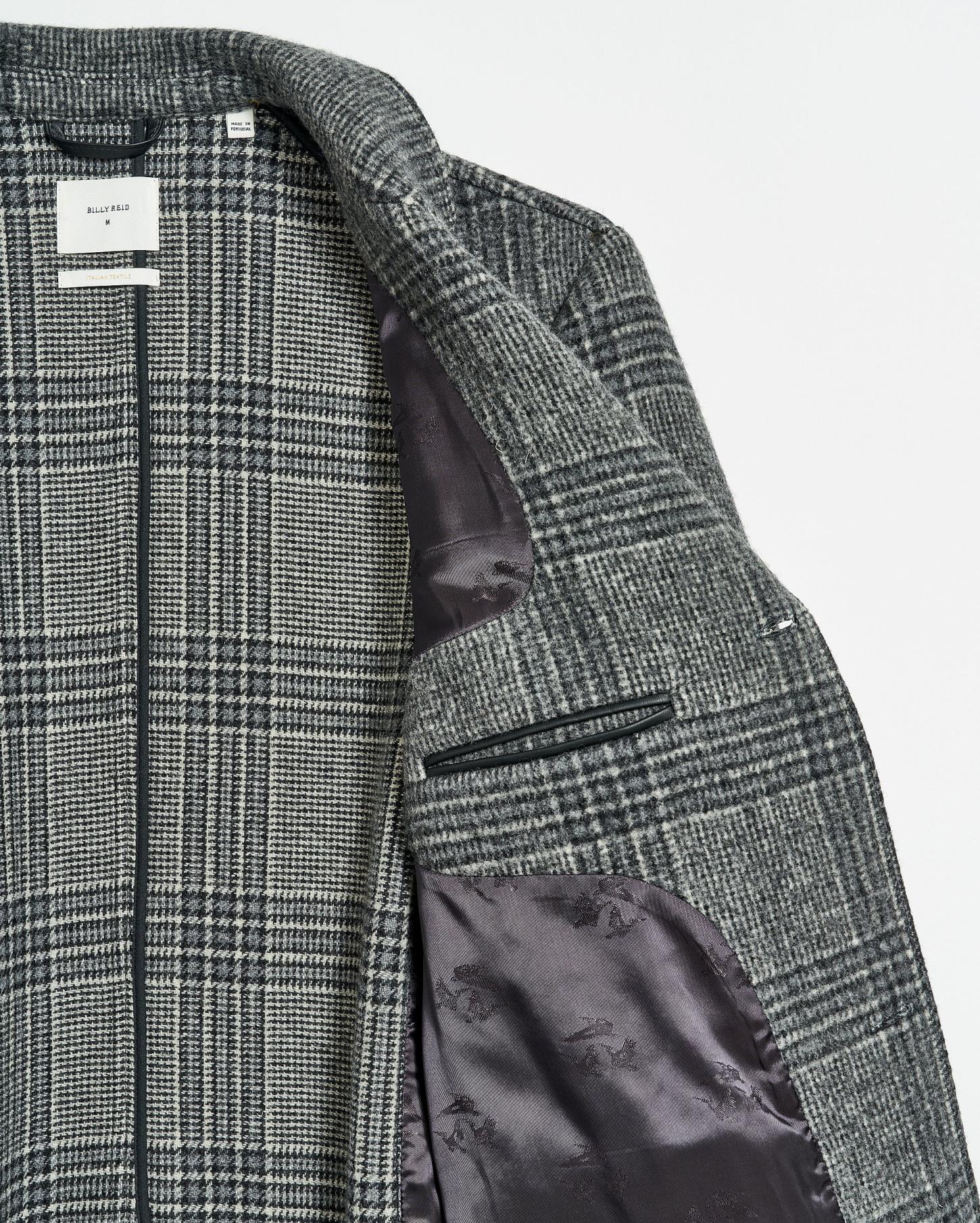 Men Astor Coat Charcoal | Billy Reid Jackets &amp; Outerwear