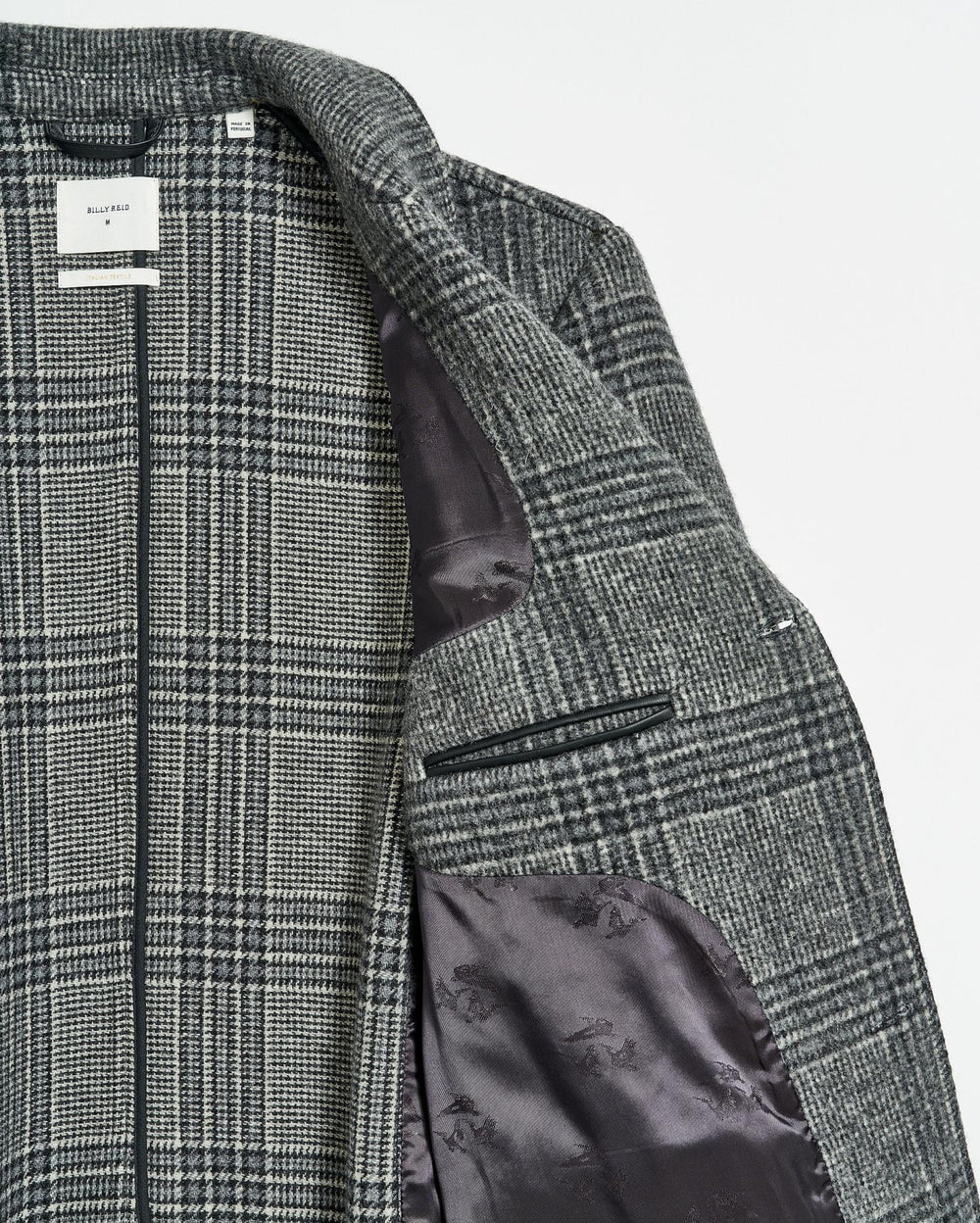 Men Astor Coat Charcoal | Billy Reid Jackets &amp; Outerwear