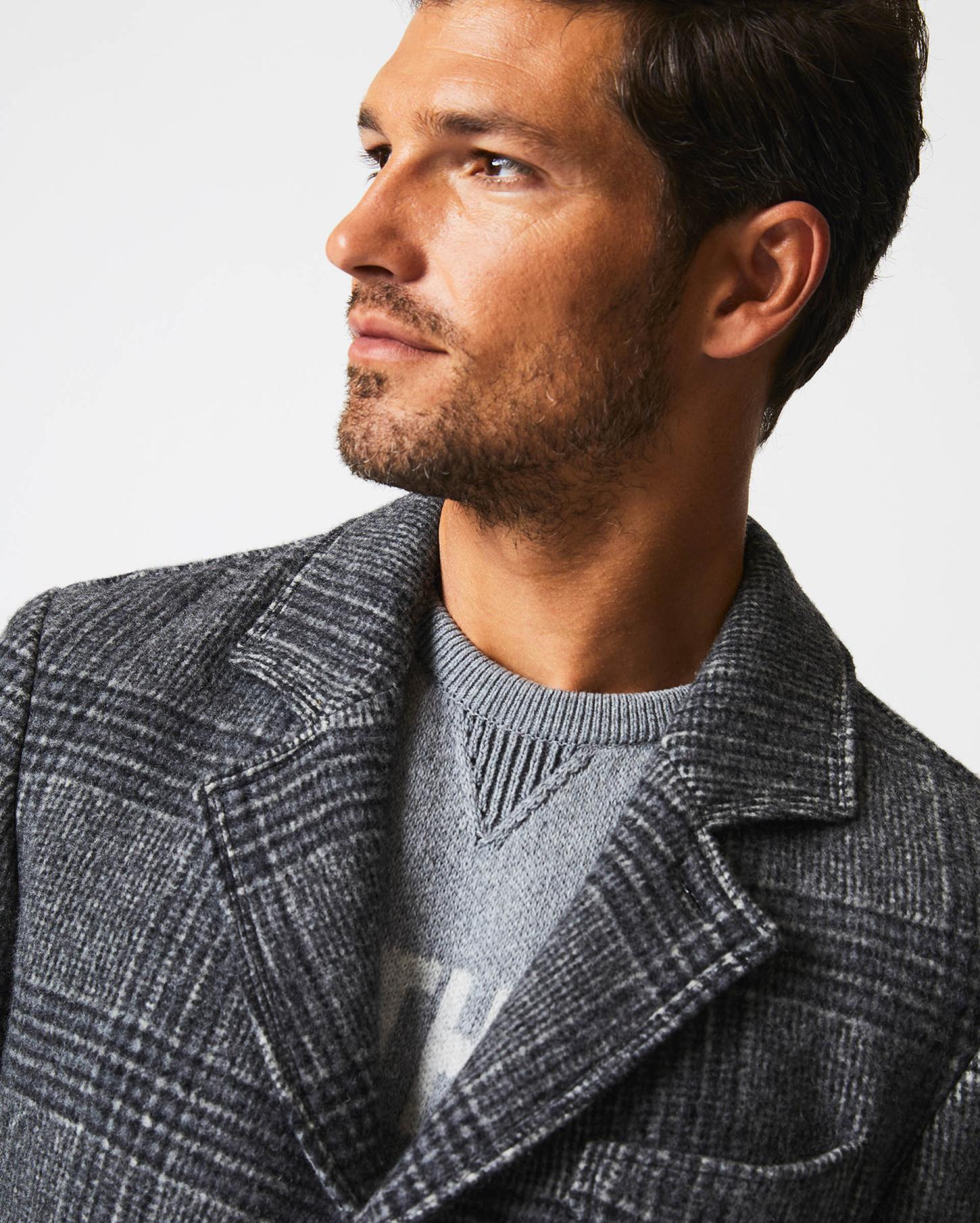 Men Astor Coat Charcoal | Billy Reid Jackets &amp; Outerwear