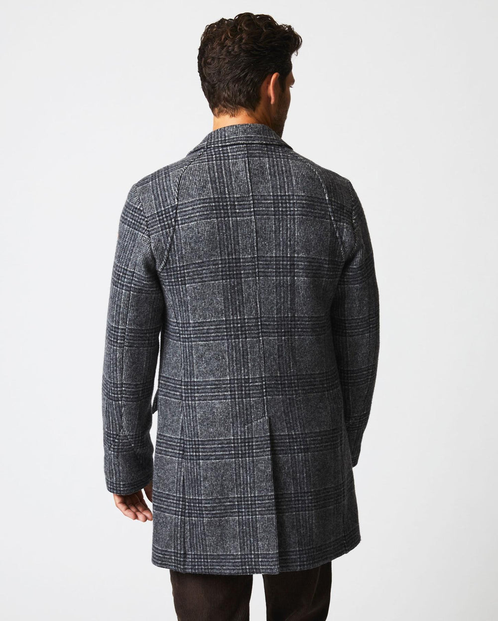 Men Astor Coat Charcoal | Billy Reid Jackets &amp; Outerwear