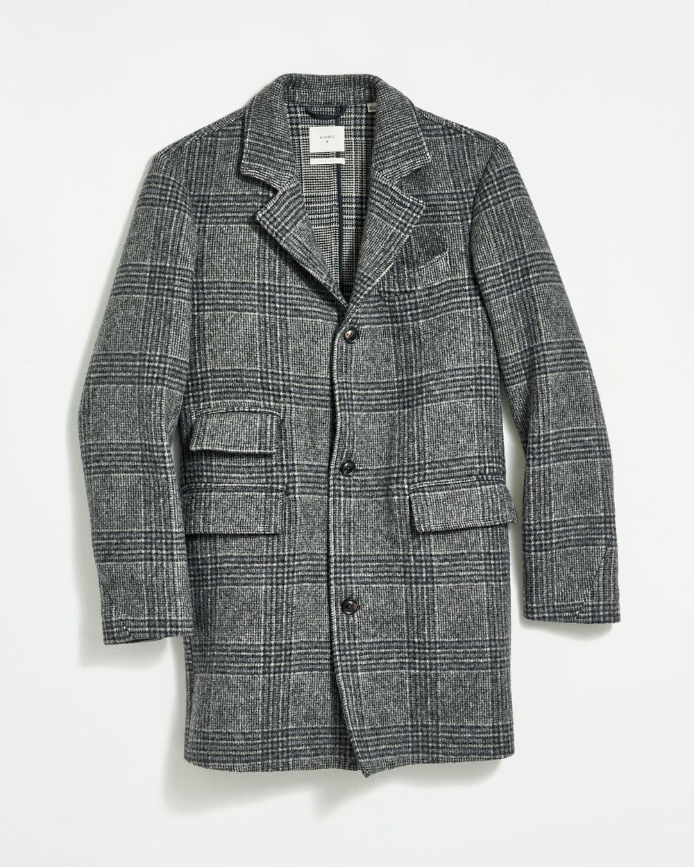 Men Astor Coat Charcoal | Billy Reid Jackets &amp; Outerwear
