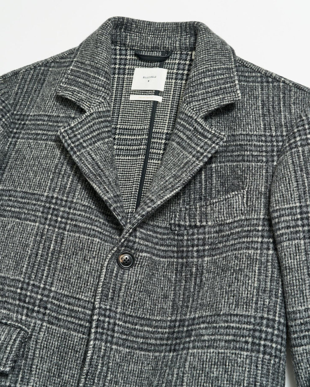 Men Astor Coat Charcoal | Billy Reid Jackets &amp; Outerwear