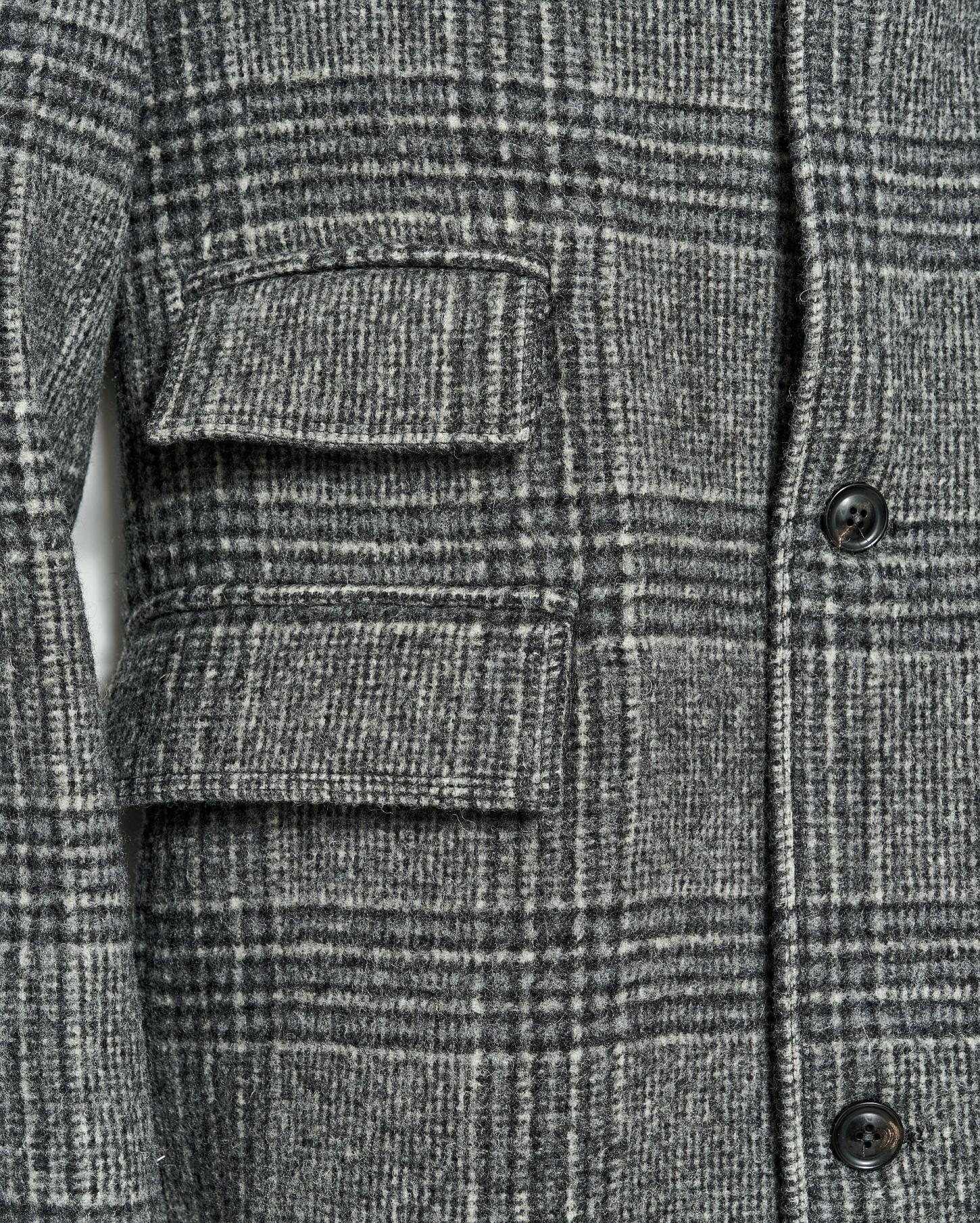 Men Astor Coat Charcoal | Billy Reid Jackets &amp; Outerwear