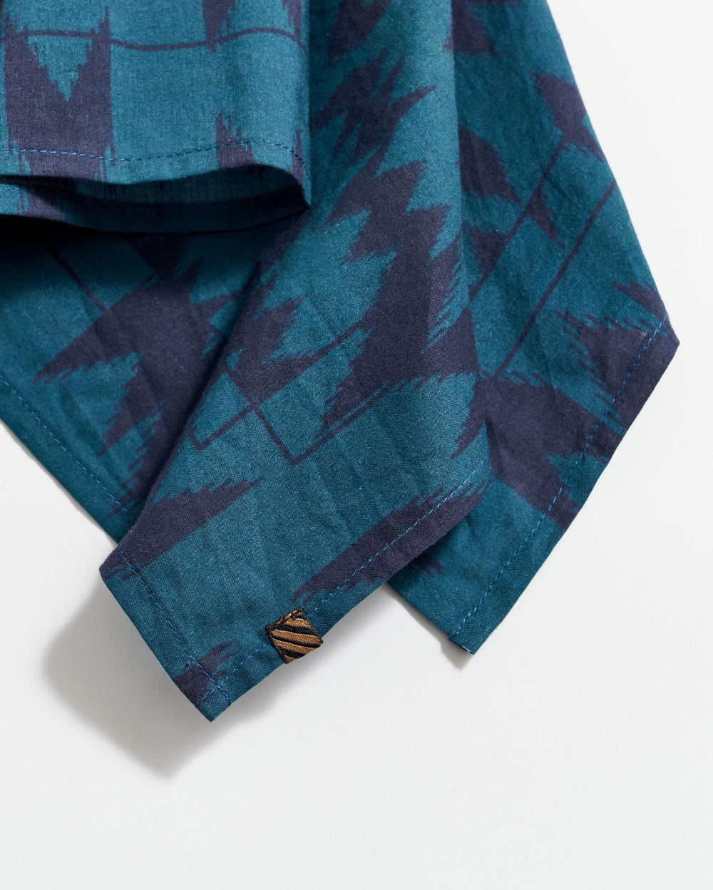 Men Barn Quilt Bandana Blue | Billy Reid Accessories