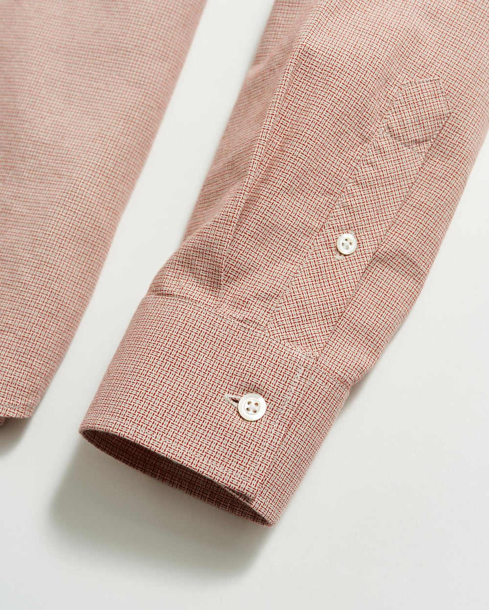 Men Basket Check Western Shirt Natural/red | Billy Reid Shirting