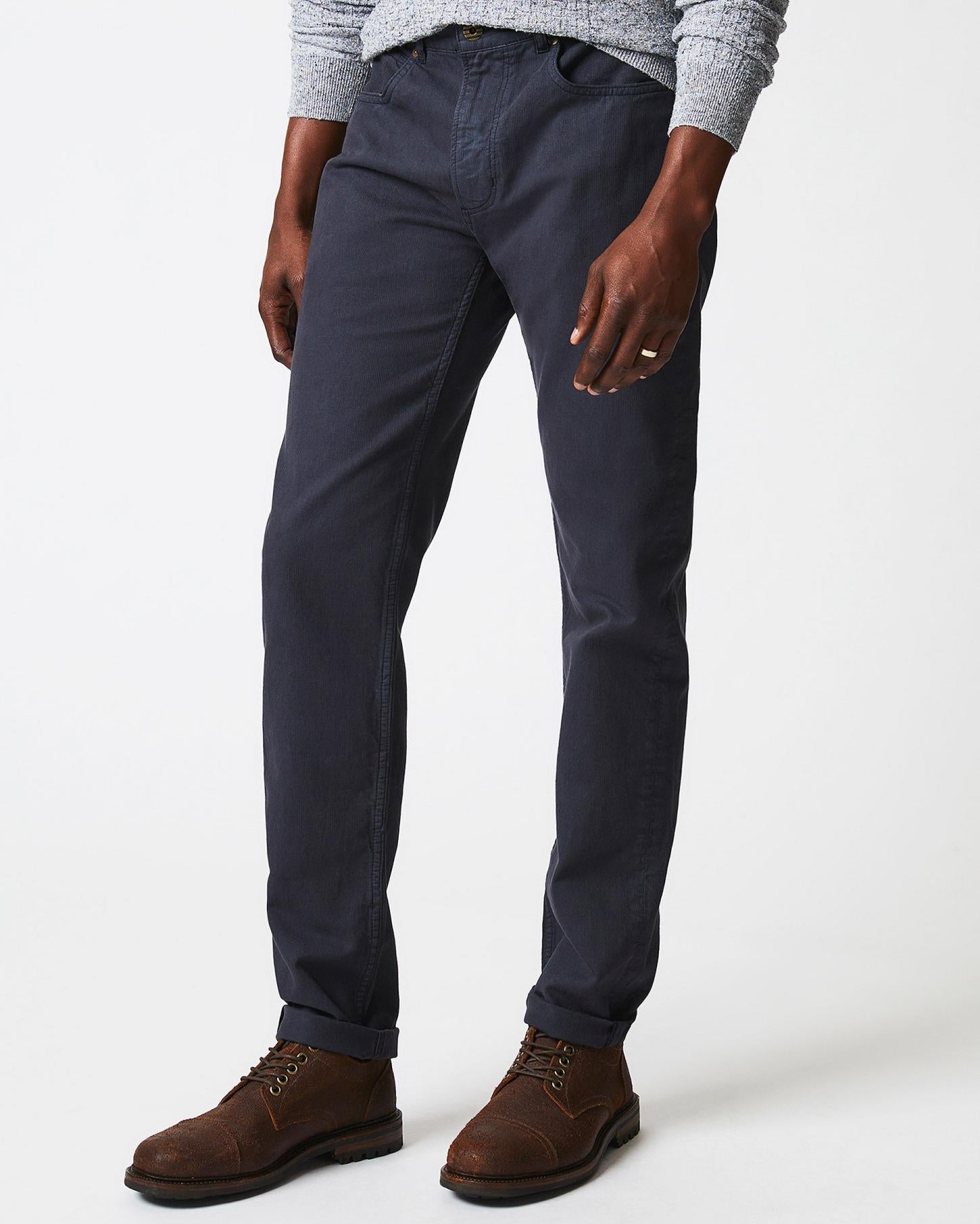 Men Bedford 5 Pocket Pant Navy | Billy Reid Bottoms