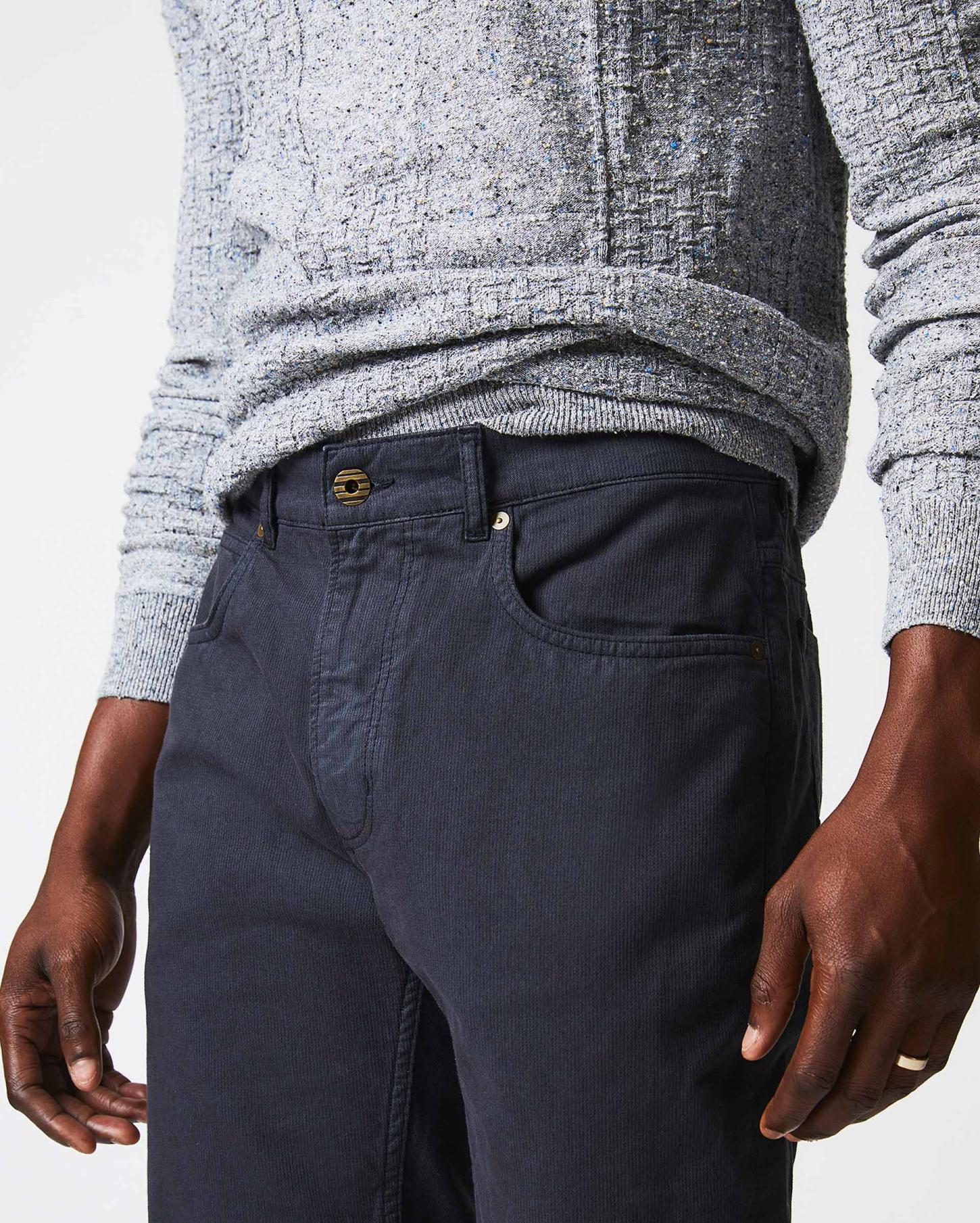 Men Bedford 5 Pocket Pant Navy | Billy Reid Bottoms