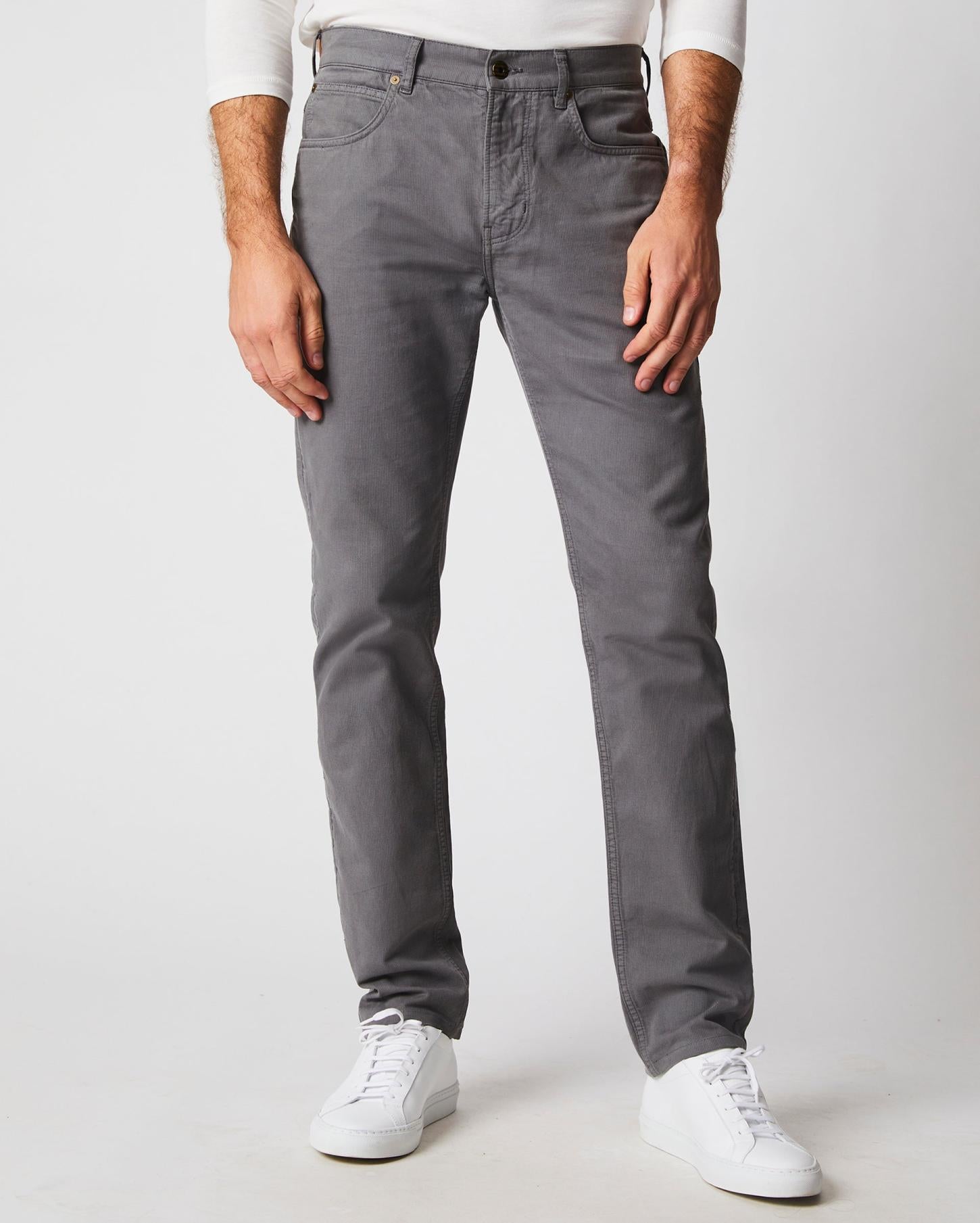 Men Bedford 5 Pocket Pant Steel | Billy Reid Bottoms