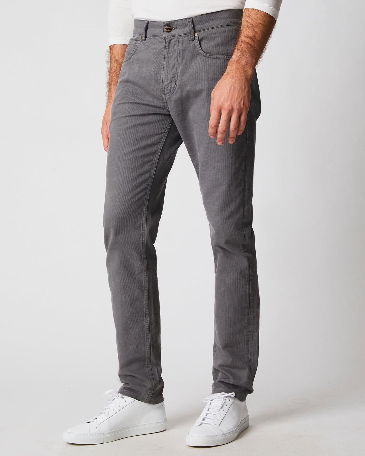 Men Bedford 5 Pocket Pant Steel | Billy Reid Bottoms