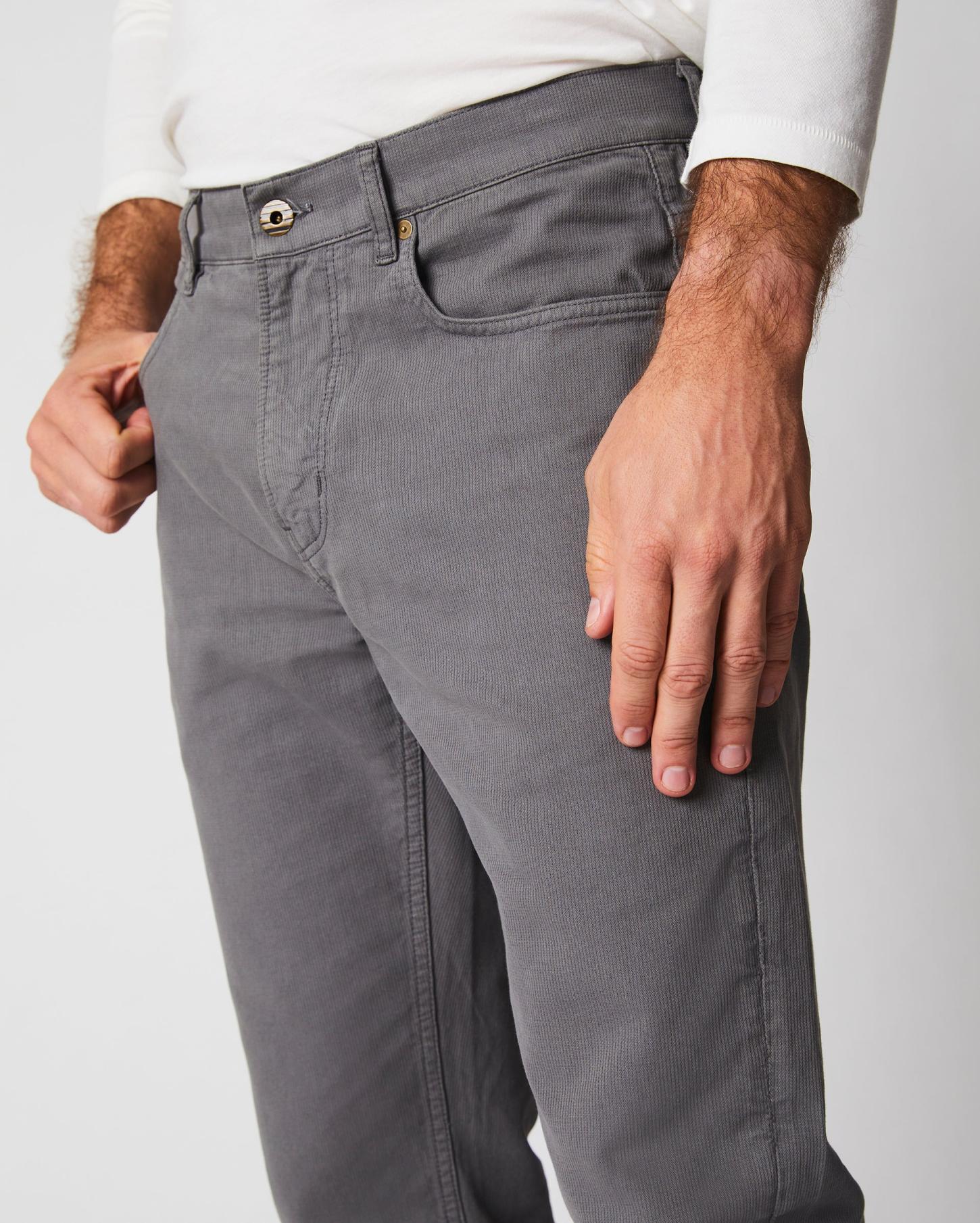 Men Bedford 5 Pocket Pant Steel | Billy Reid Bottoms