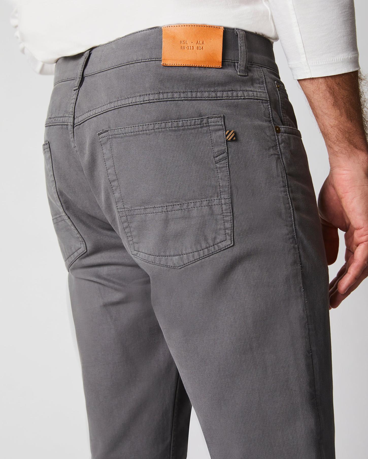Men Bedford 5 Pocket Pant Steel | Billy Reid Bottoms