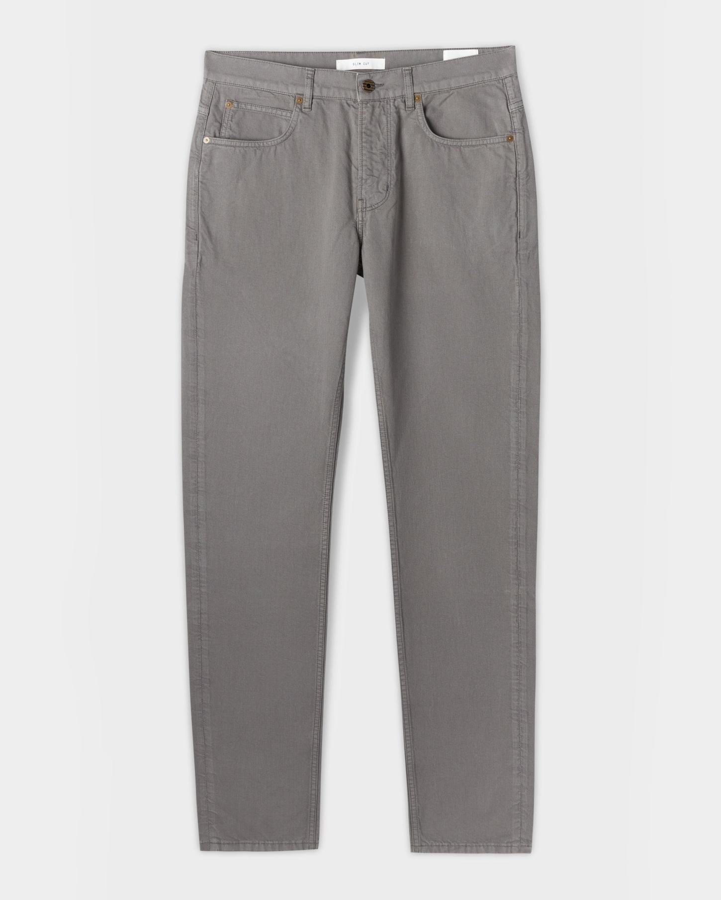 Men Bedford 5 Pocket Pant Steel | Billy Reid Bottoms