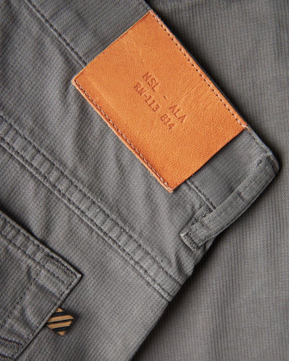 Men Bedford 5 Pocket Pant Steel | Billy Reid Bottoms