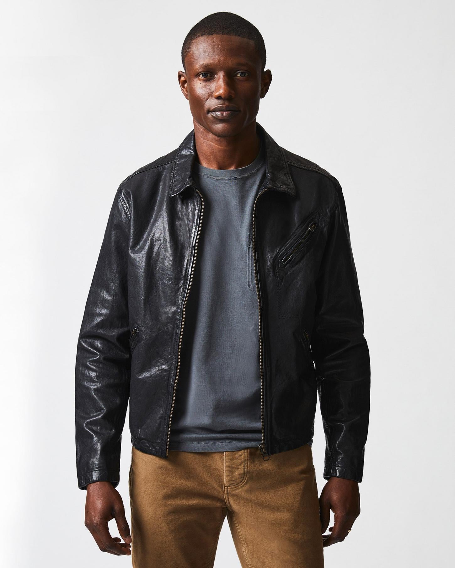 Men Blake Jacket Black | Billy Reid Jackets &amp; Outerwear