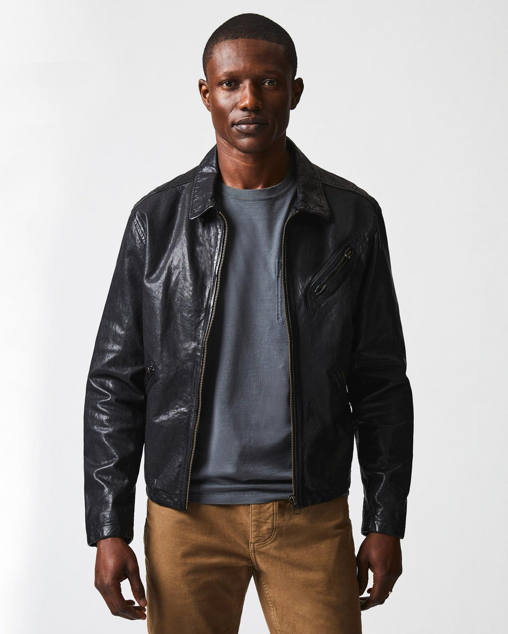 Men Blake Jacket Black | Billy Reid Jackets &amp; Outerwear