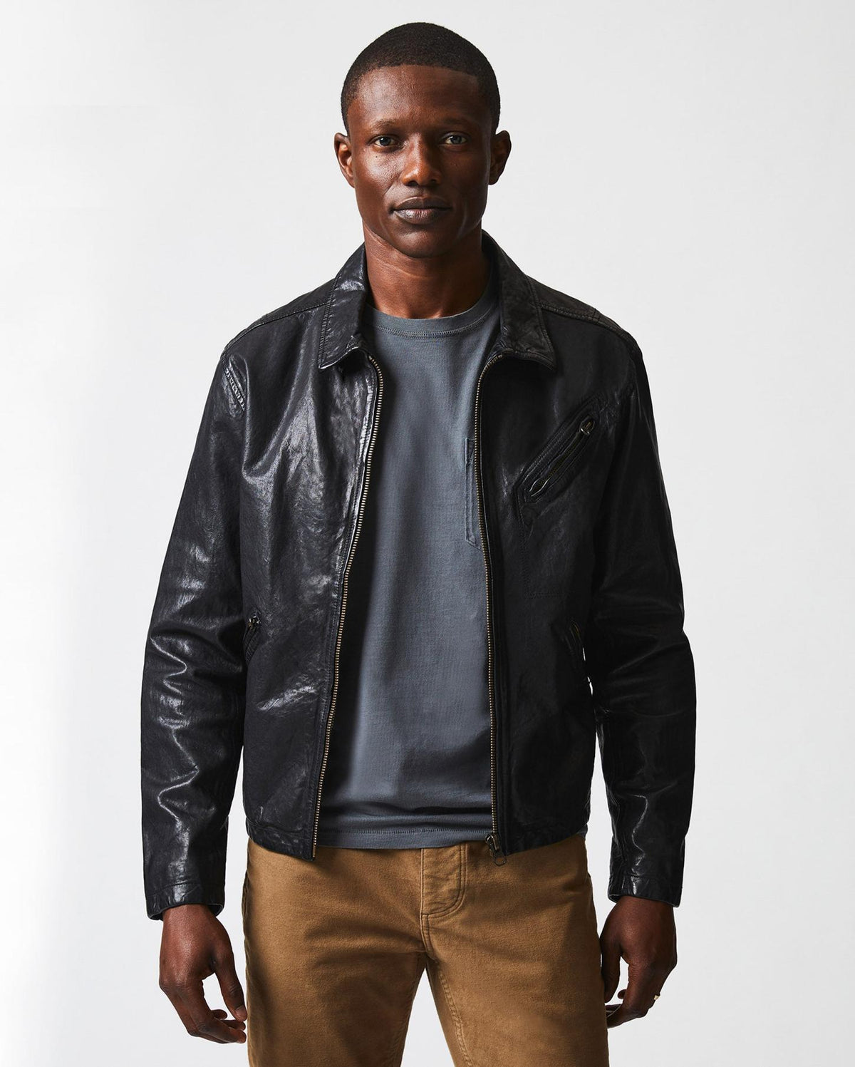 Men Blake Jacket Black | Billy Reid Jackets &amp; Outerwear