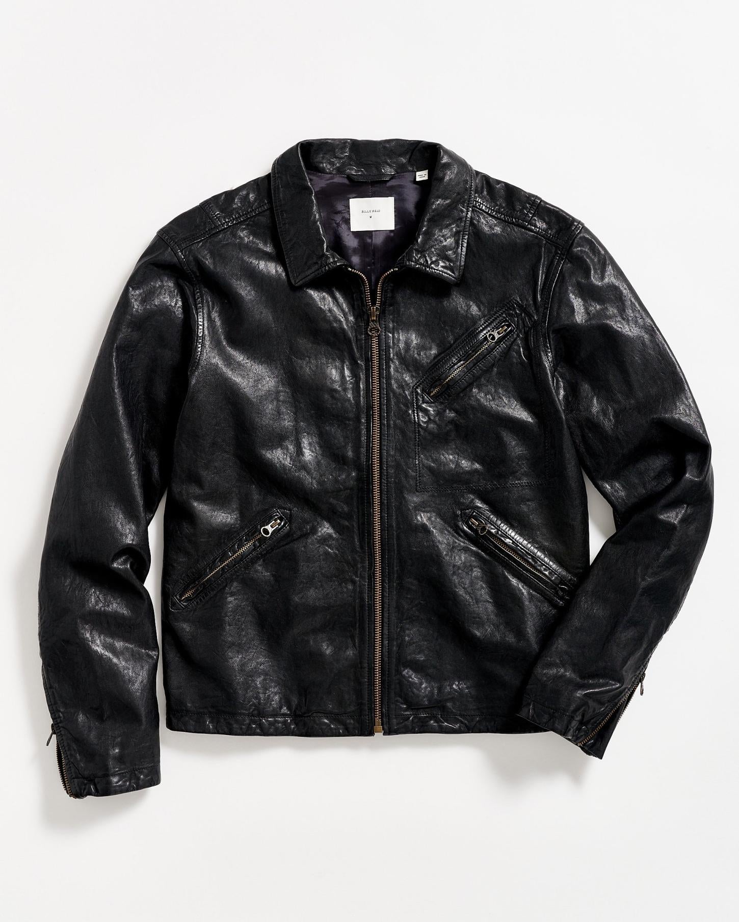Men Blake Jacket Black | Billy Reid Jackets &amp; Outerwear