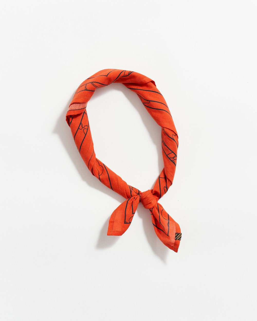 Men Bloom Bandana Ketchup | Billy Reid Accessories