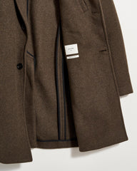Men Boiled Wool Jordan Coat Olive | Billy Reid Jackets &amp; Outerwear