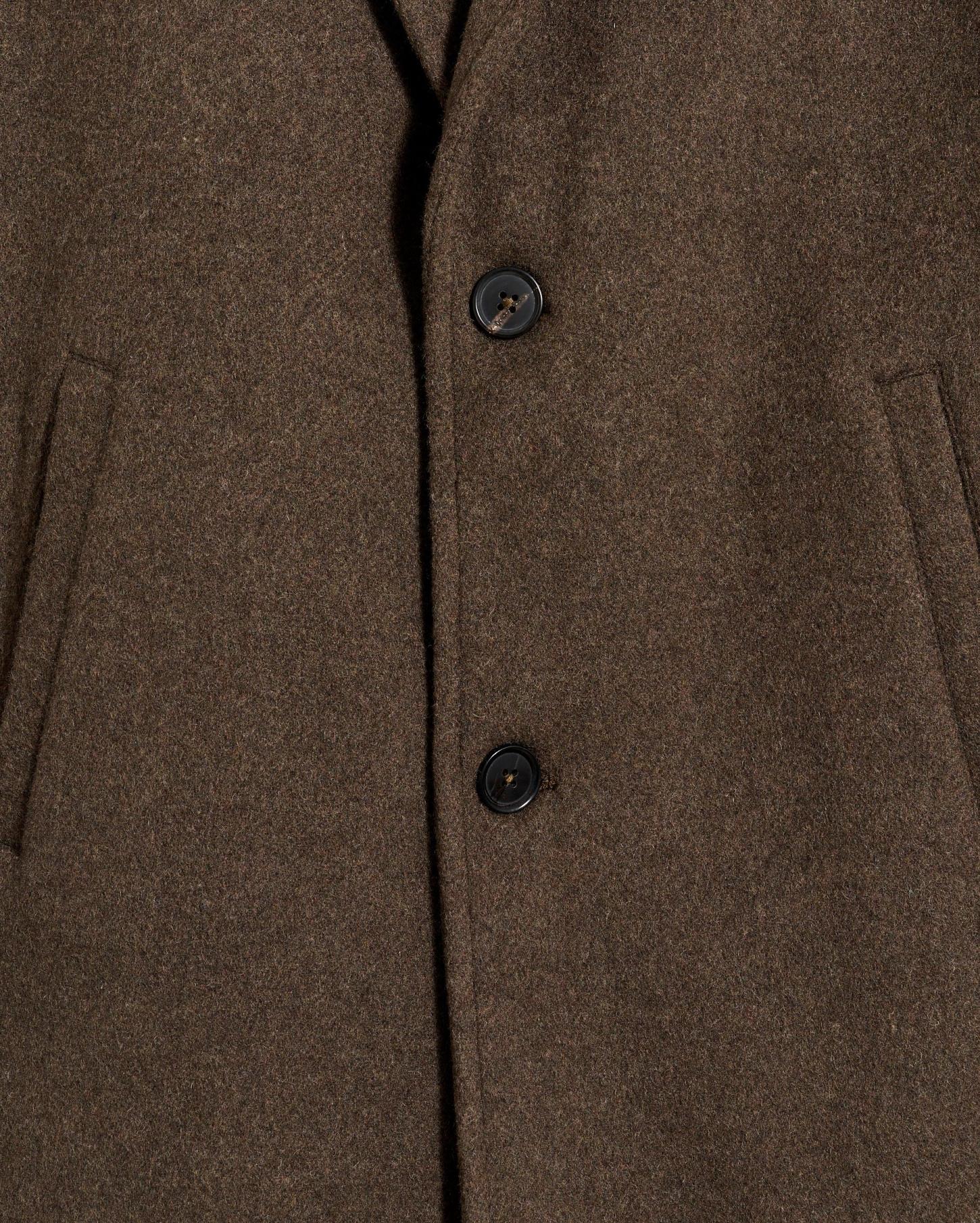 Men Boiled Wool Jordan Coat Olive | Billy Reid Jackets &amp; Outerwear