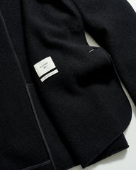 Men Boiled Wool Sport Coat Black | Billy Reid Suiting