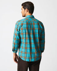 Men Bold Plaid Tuscumbia Shirt Slate/multi | Billy Reid Shirting