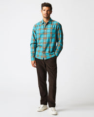 Men Bold Plaid Tuscumbia Shirt Slate/multi | Billy Reid Shirting