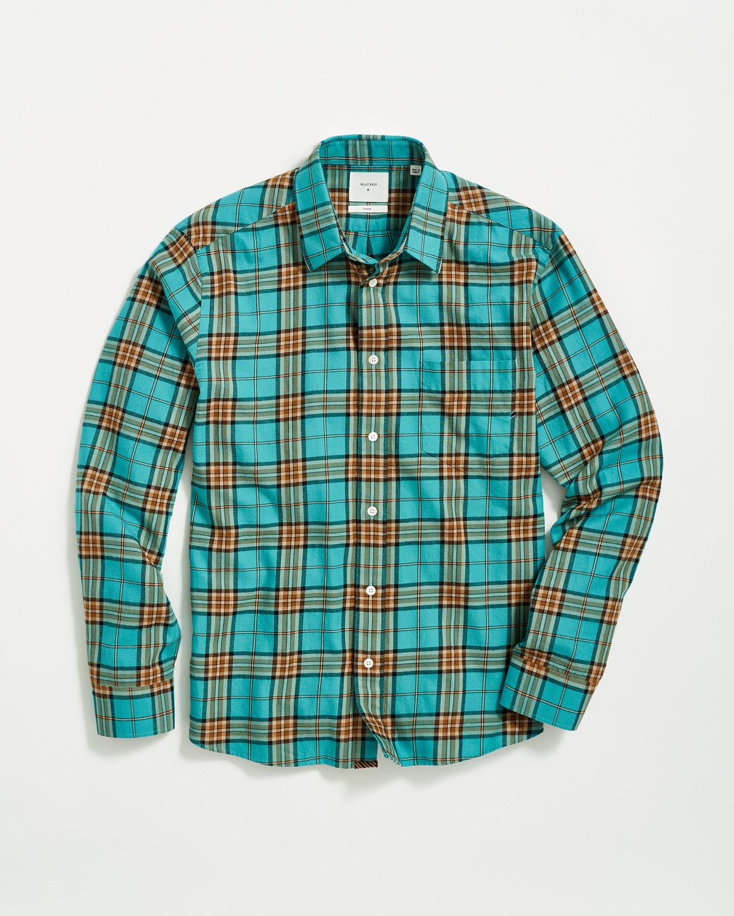Men Bold Plaid Tuscumbia Shirt Slate/multi | Billy Reid Shirting