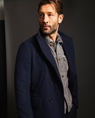 Men Bond Peacoat Navy | Billy Reid Jackets &amp; Outerwear