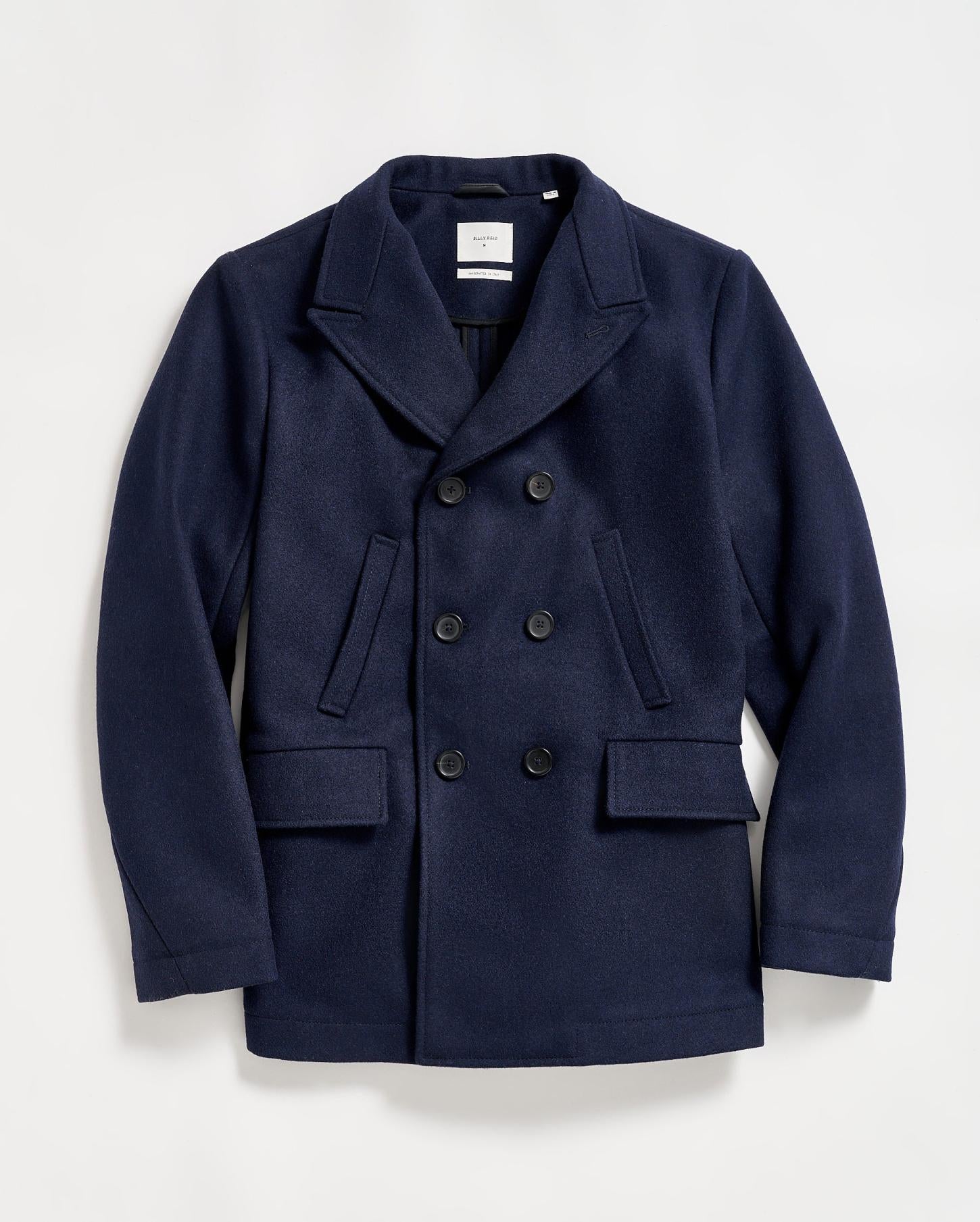 Men Bond Peacoat Navy | Billy Reid Jackets &amp; Outerwear
