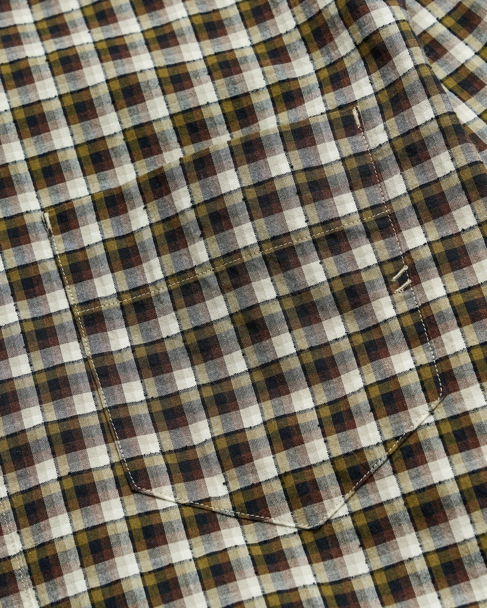 Men Boucle Check Tuscumbia Shirt Green/black | Billy Reid Shirting