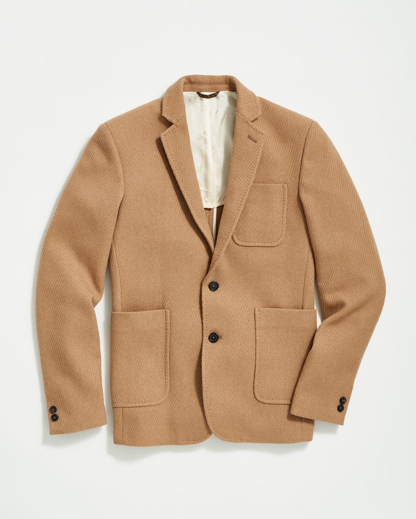 Men Camel Hair Archie Jacket Camel | Billy Reid Suiting