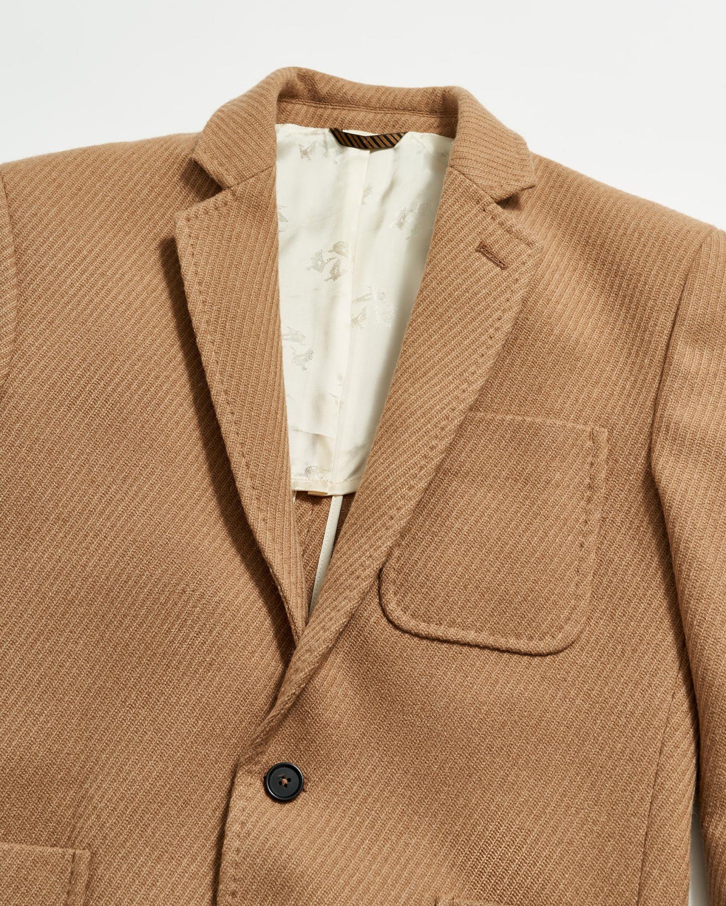 Men Camel Hair Archie Jacket Camel | Billy Reid Suiting