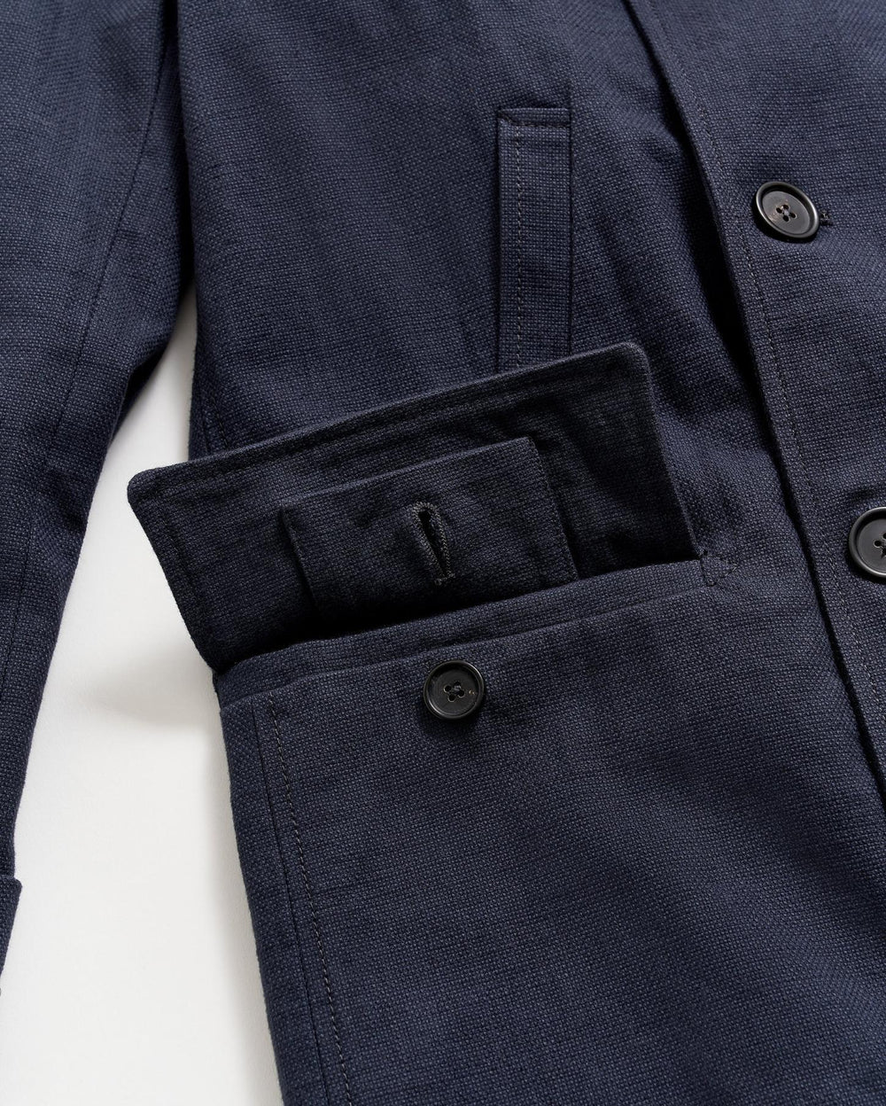 Men Canvas Bond Peacoat Navy | Billy Reid Jackets &amp; Outerwear
