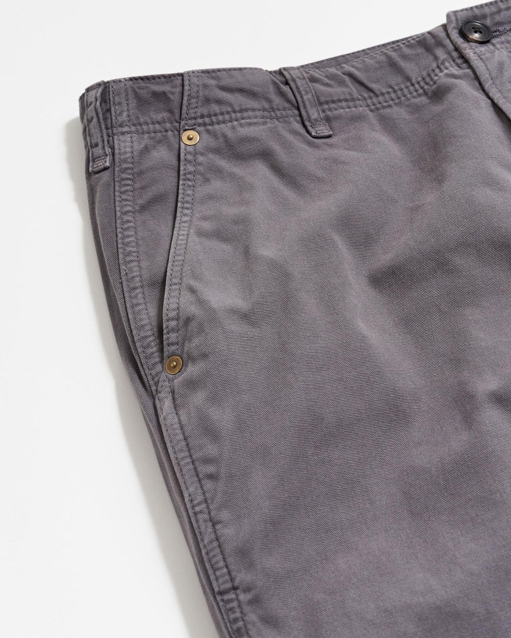 Men Canvas Chino Pant Asphalt | Billy Reid Bottoms