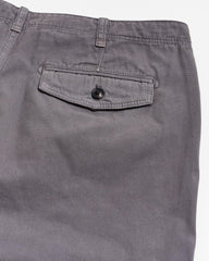 Men Canvas Chino Pant Asphalt | Billy Reid Bottoms