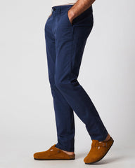 Men Chino Pant Carbon Blue | Billy Reid Bottoms