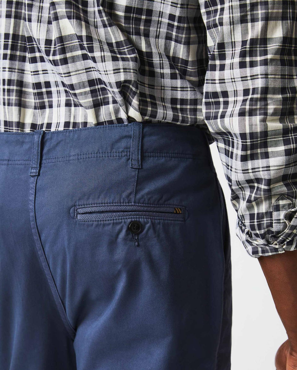 Men Chino Pant Carbon Blue | Billy Reid Bottoms