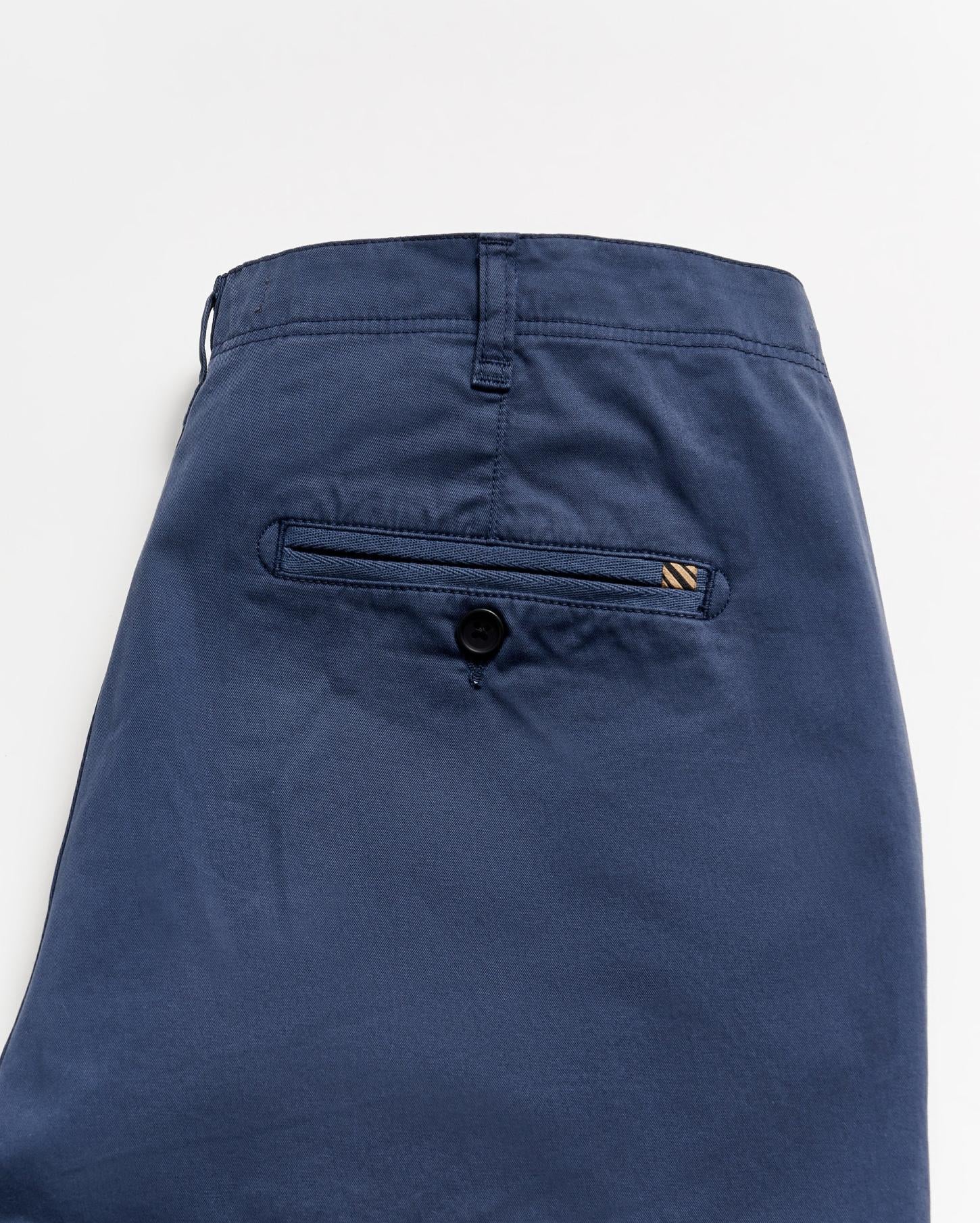 Men Chino Pant Carbon Blue | Billy Reid Bottoms