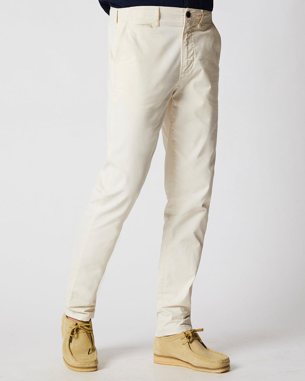 Men Chino Pant Eggshell | Billy Reid Bottoms