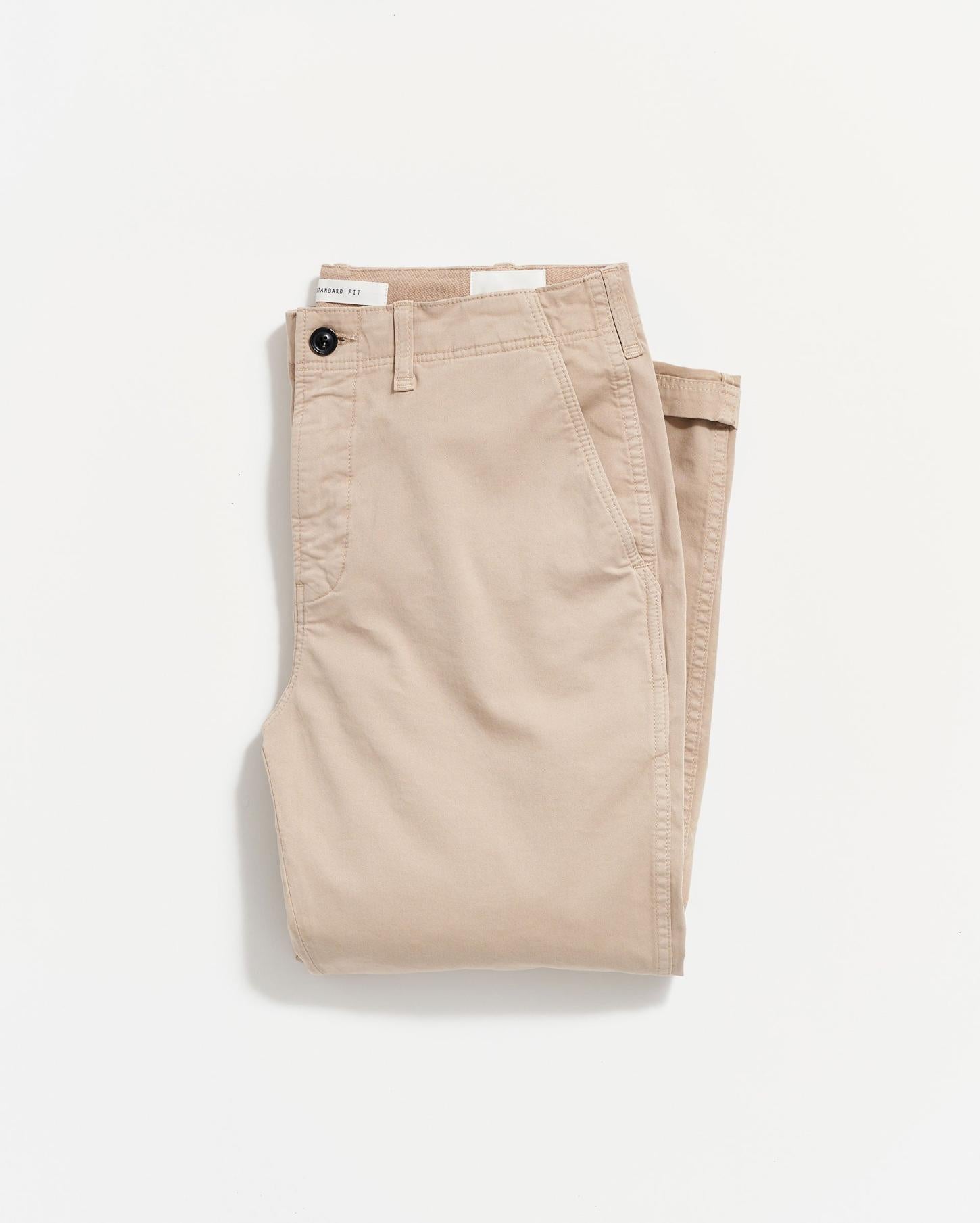 Men Chino Pant Khaki | Billy Reid Bottoms