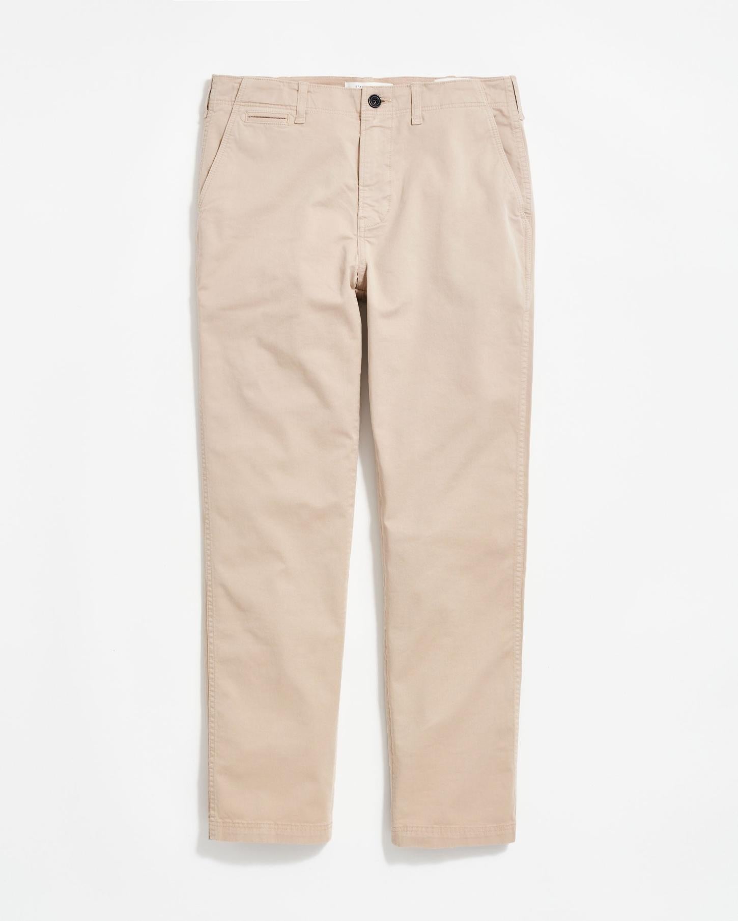 Men Chino Pant Khaki | Billy Reid Bottoms