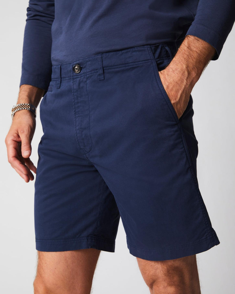Men Chino Short Dress Blues | Billy Reid Bottoms