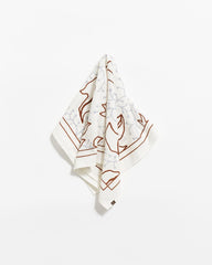 Men Climb Bandana Whisper White | Billy Reid Accessories