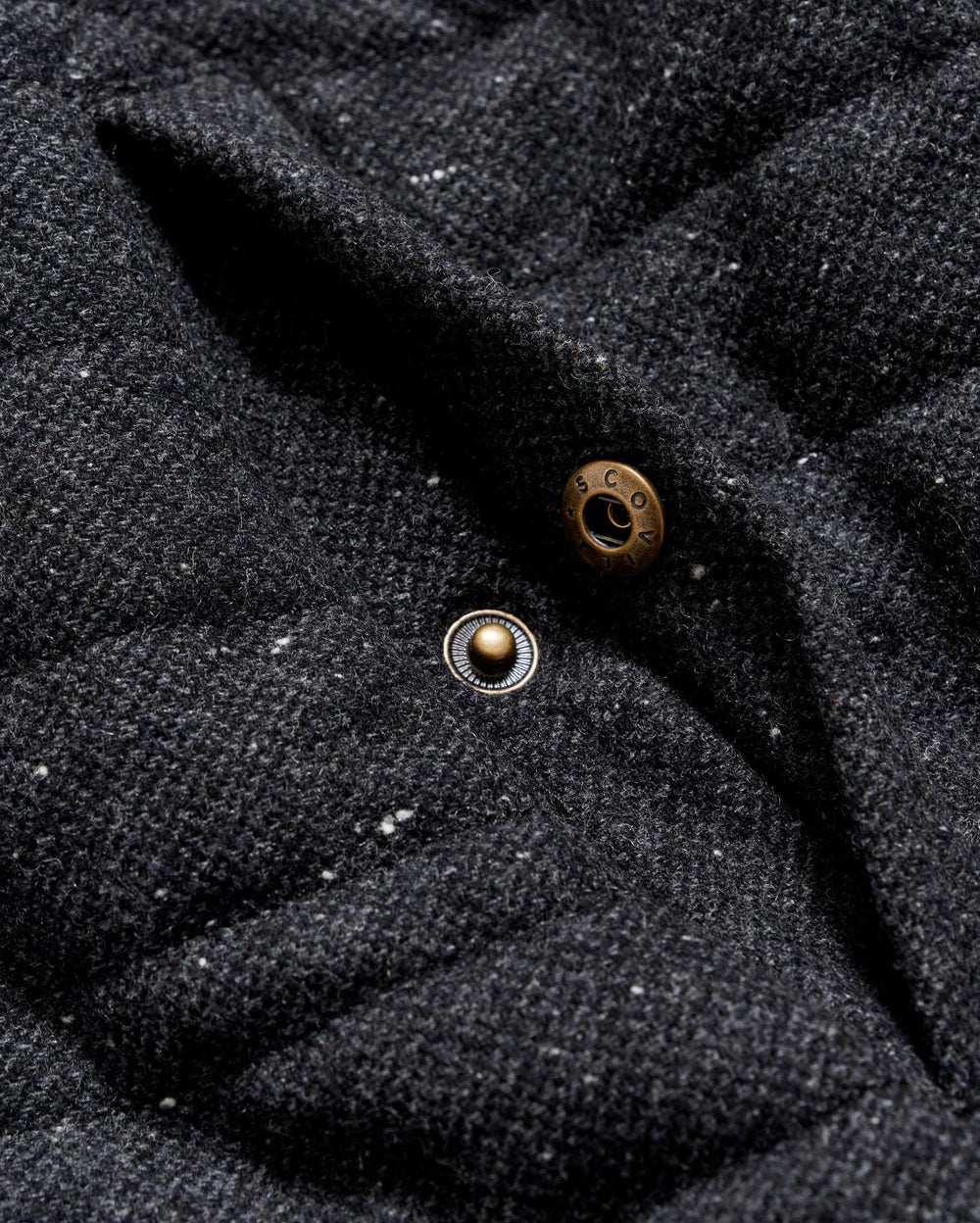 Men Collegiate Bomber Black Tweed | Billy Reid Jackets &amp; Outerwear