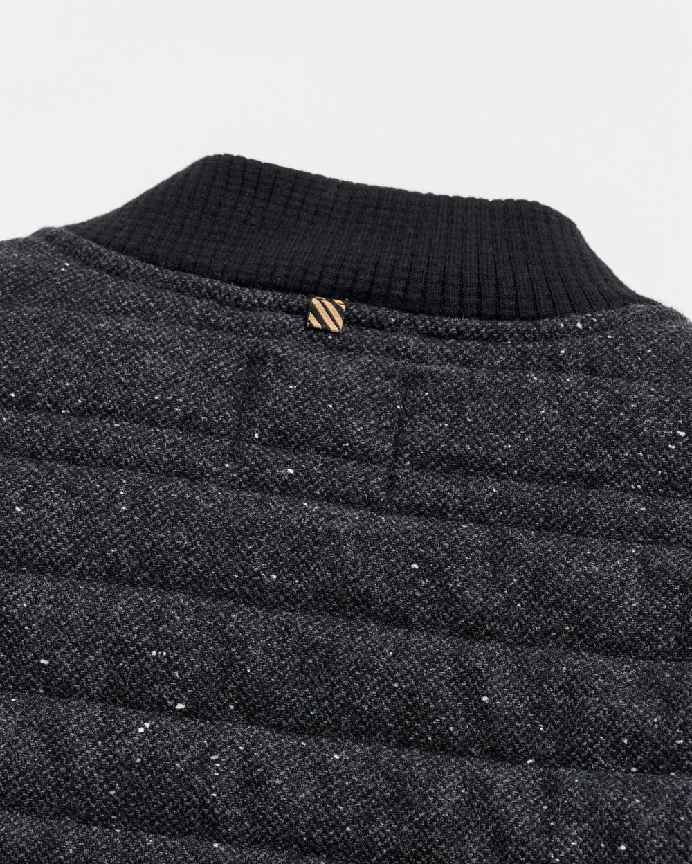 Men Collegiate Bomber Black Tweed | Billy Reid Jackets &amp; Outerwear