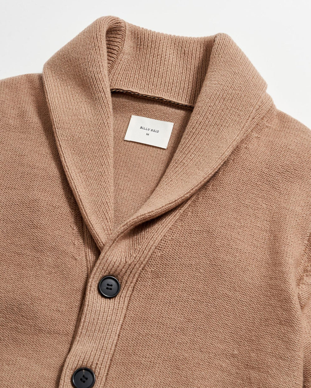 Men Collegiate Cardigan Camel Heather | Billy Reid Sweaters &amp; Sweatshirts